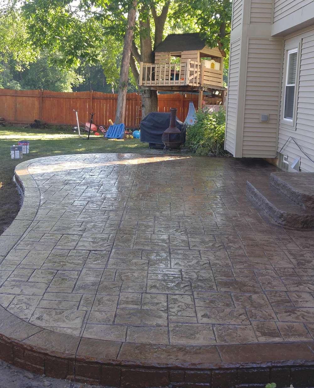 Reale Cement - walkways, patios, stamped concrete