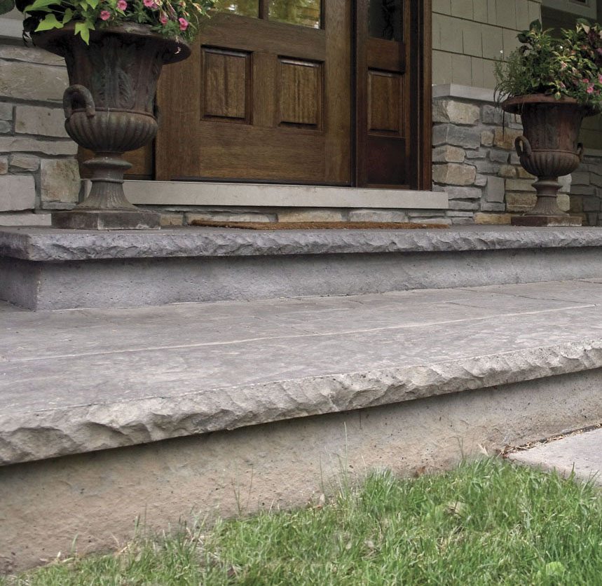 Cantilevered Cut Stone Step Liner 2 1/2″